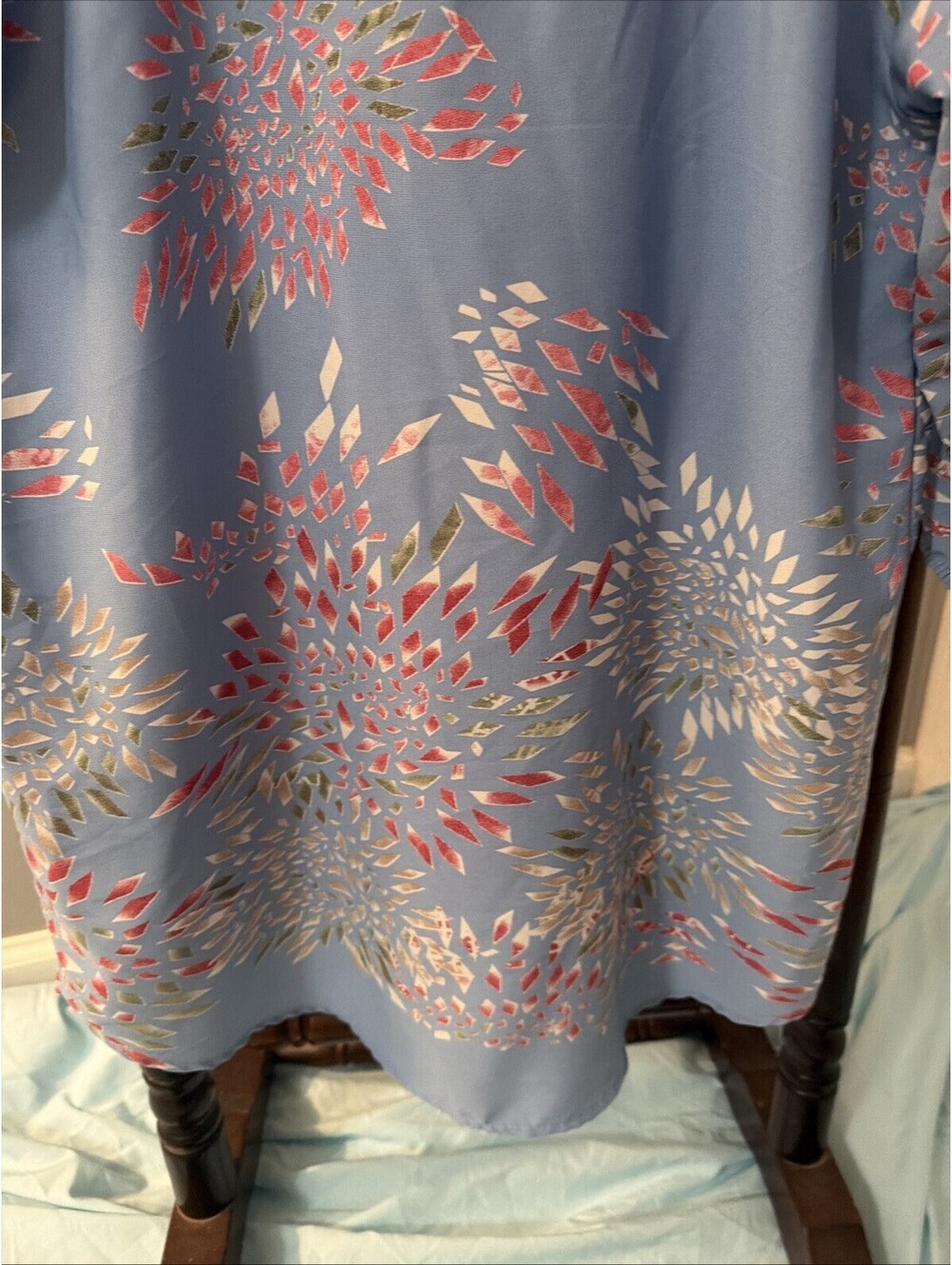 Orange Creek Top Floral Small 3/4 Sleeve Elastic On Arms - Picture 8 of 15